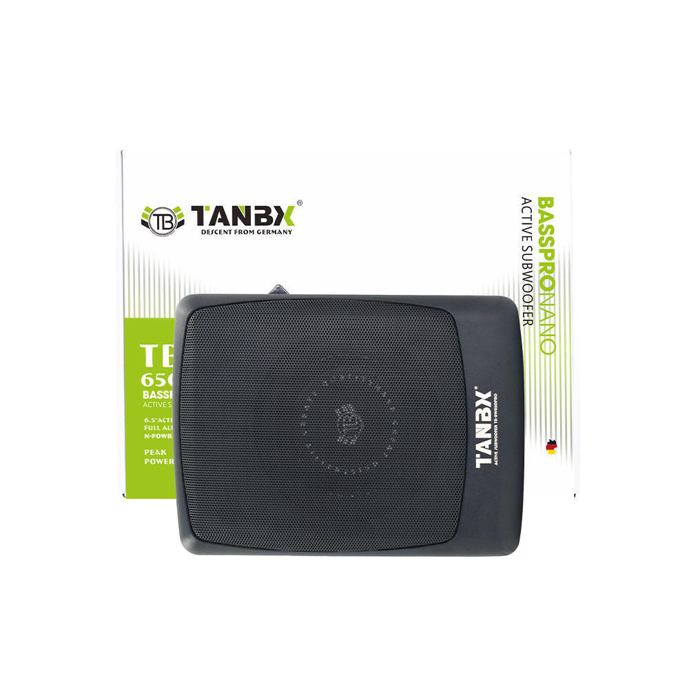 Factory supply 6.5 inch car active slim subwoofer ultra-thin pure bass under seat subwoofer under the seat(TB-w650p)