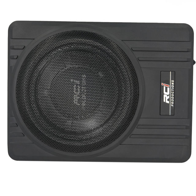 Factory direct sale 10 inch car active slim subwoofer ultra-thin pure bass under seat subwoofer (RCI-R10)