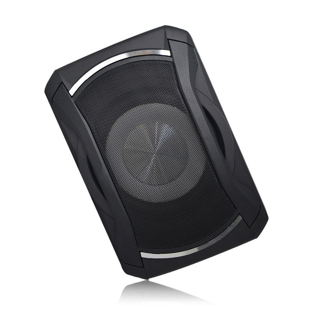 OEM 8 inch high power car active slim subwoofer ultra-thin pure bass under seat subwoofer