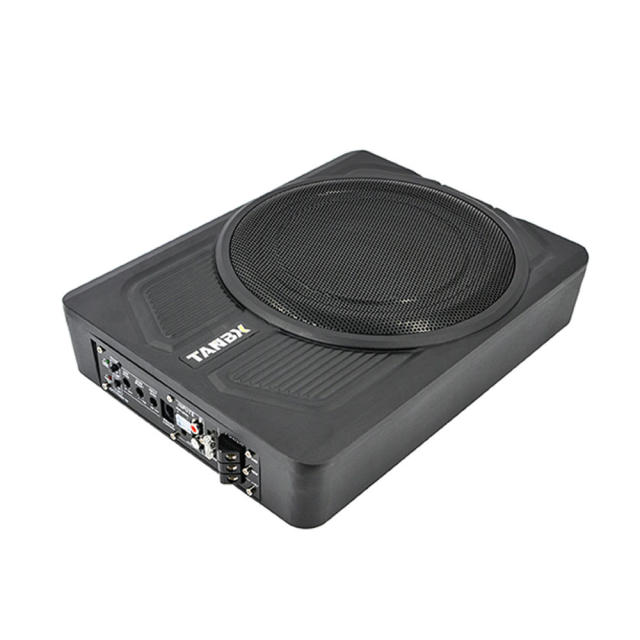 Factory supply 10 inch car active slim subwoofer ultra-thin pure bass car under seat subwoofer