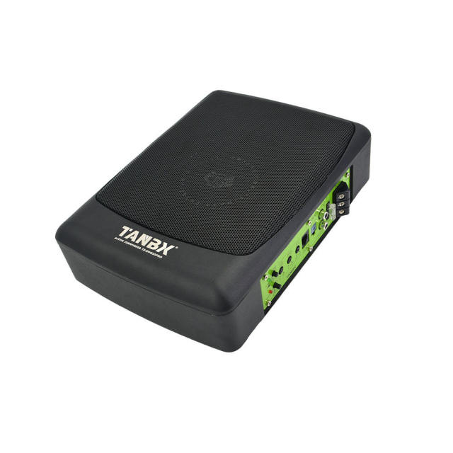 Factory supply 6.5 inch car active slim subwoofer ultra-thin pure bass under seat subwoofer under the seat(TB-w650p)