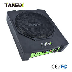 High quality 10 inch car active slim subwoofer ultra-thin pure bass car under seat subwoofer (TB-10B)