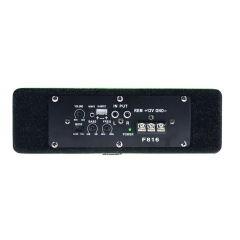 factory supply cheap price 8 inch 12V car audio subwoofer square slim subwoofer with small tweeter