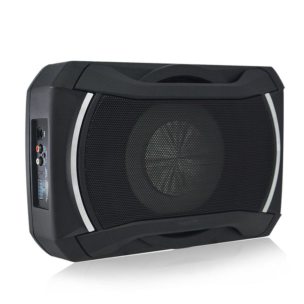 OEM 8 inch high power car active slim subwoofer ultra-thin pure bass under seat subwoofer