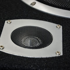Factory Competitive price car audio slim active subwoofer with amplifier 8 inch car bass with tweeter