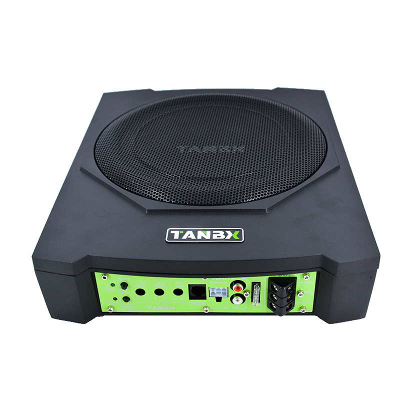 High quality 10 inch car active slim subwoofer ultra-thin pure bass car under seat subwoofer (TB-10B)