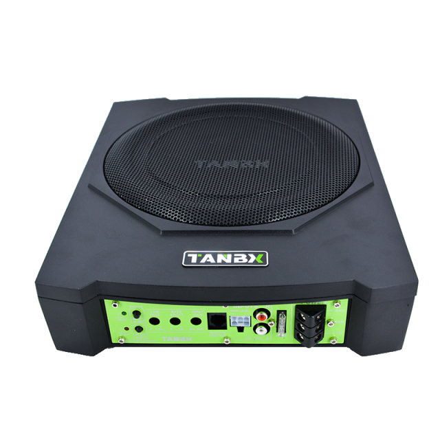 High quality 10 inch car active slim subwoofer ultra-thin pure bass car under seat subwoofer (TB-10B)