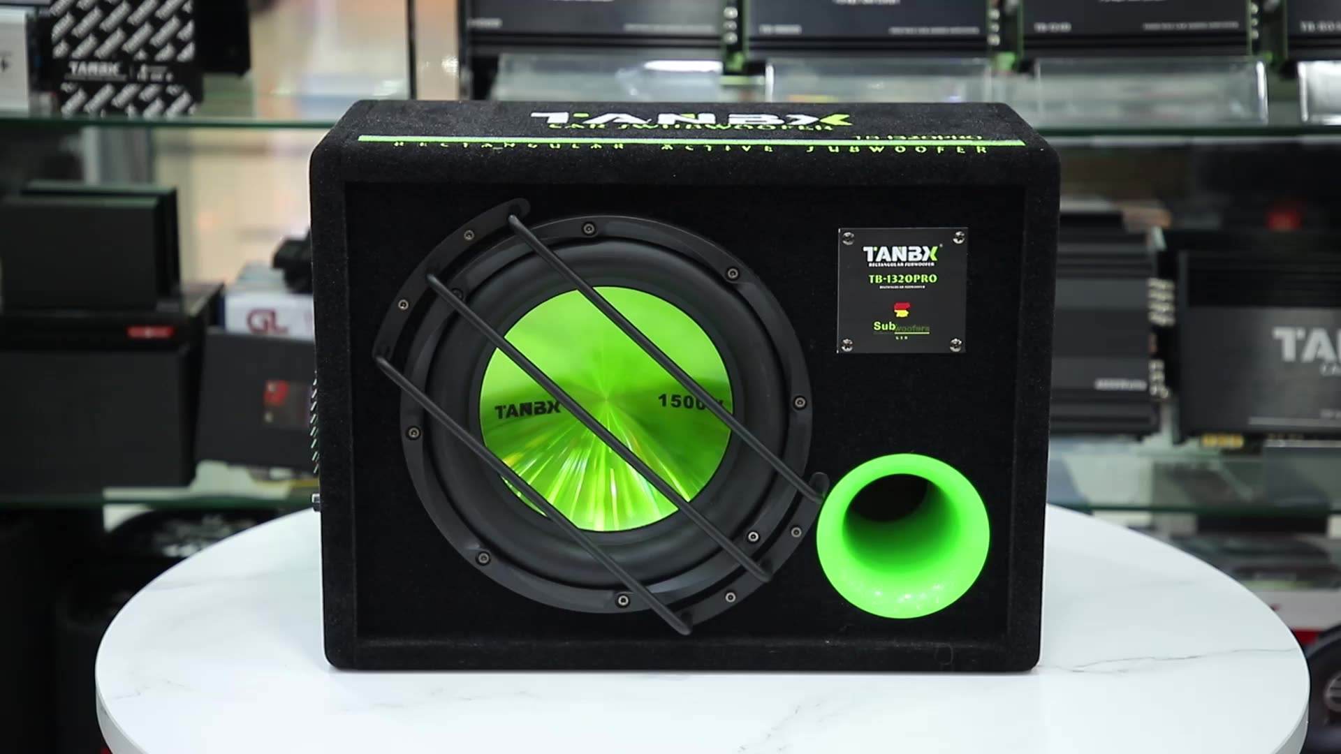 Manufacturer New Style Audio 10 inch subs with box and amp car Subwoofer car audio active 10 bass woofer speaker box