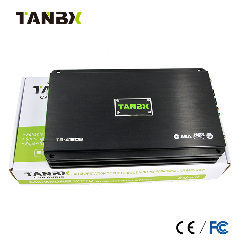 high quality designed 4 channel sound digital car amplifier(TB-4180B)