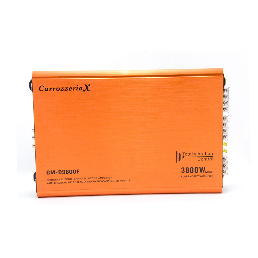 factory 4 channel sound digital high power car amplifier professional class AB (GM-D9800F)