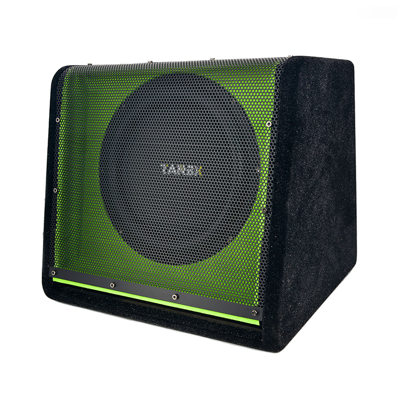 10 inch car Subwoofer with box and amp car audio active speaker box