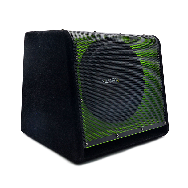 10 inch car Subwoofer with box and amp car audio active speaker box