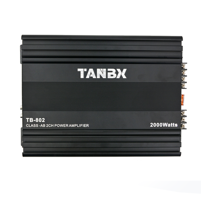 factory supply 2 channel sound digital car amplifier professional class AB cheap price (TB-802)