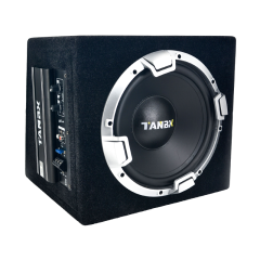 10 inch trapezoidal car active subwoofer big bass car audio subwoofer with box TB-1390