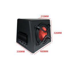 Manufacturer New Style Audio 10 inch subs with box and amp car Subwoofer car audio active 10 bass woofer speaker box