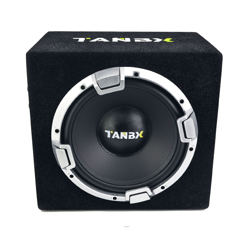 10 inch trapezoidal car active subwoofer big bass car audio subwoofer with box TB-1390