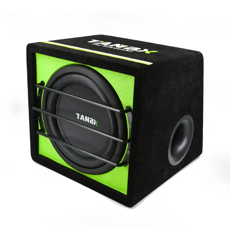 hot selling 10 inch car Subwoofer with box and amp car audio active speaker box