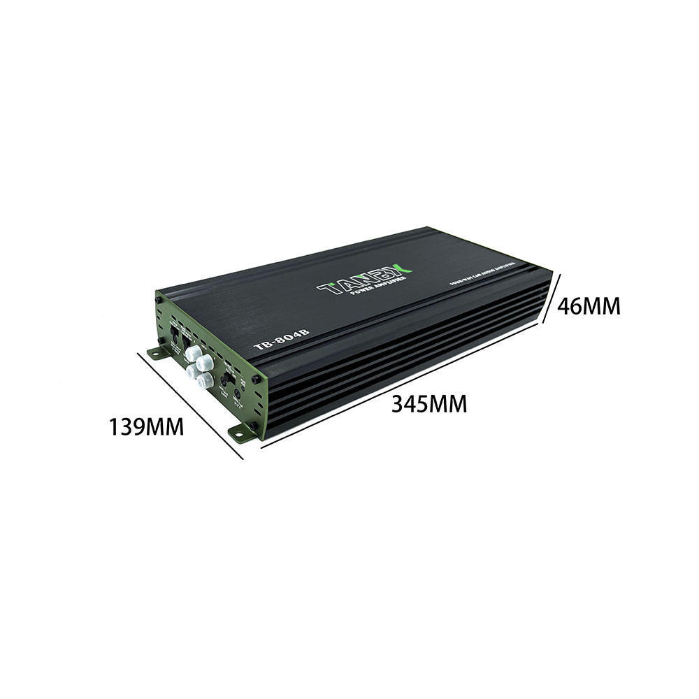 factory 4 channel sound digital high power car amplifier professional class AB cheap price(TB-804B)