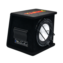 high performance 10 inch car Subwoofer with box and amp car audio active speaker box