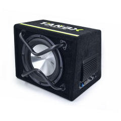 10 inch car Subwoofer with box and amp audio active speaker box