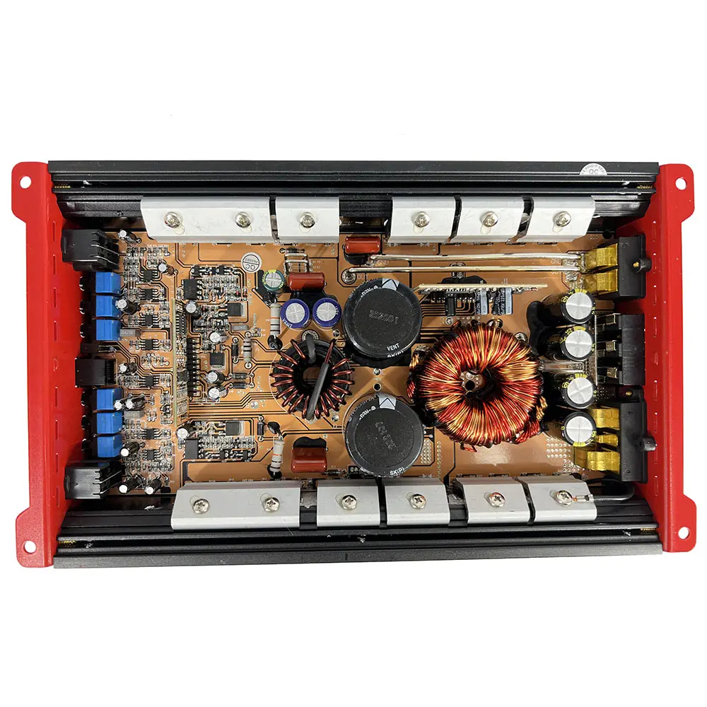 Big power 1500W professional class D sound digital car audio amplifier 1 channel for car (HI-1500.1F)
