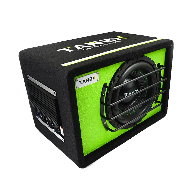 high quality 10 inch car Subwoofer with box and amp