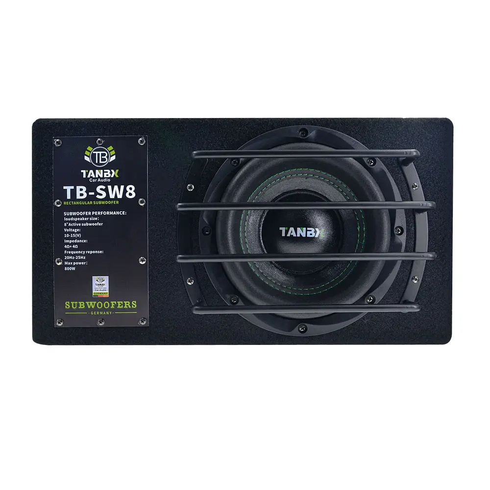 Manufacturer New Style Audio active 8 Inch car Subwoofer bass woofer with amplifier speakers