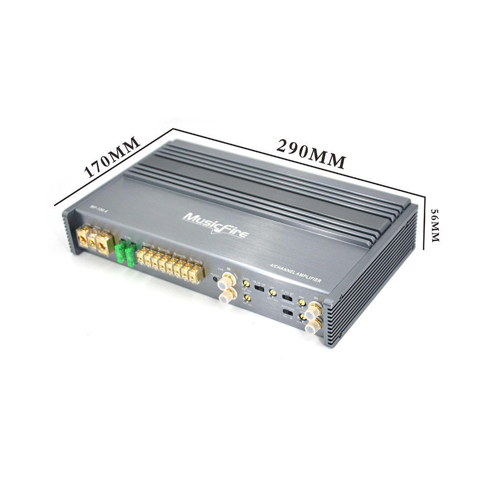 factory 4 channel sound digital high power car amplifier professional class AB cheap price(MF-100.4)