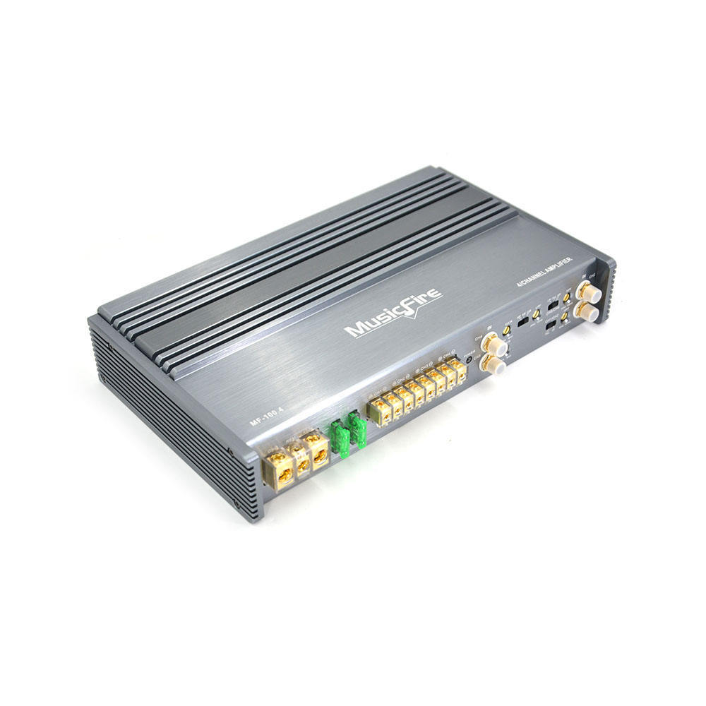factory 4 channel sound digital high power car amplifier professional class AB cheap price(MF-100.4)