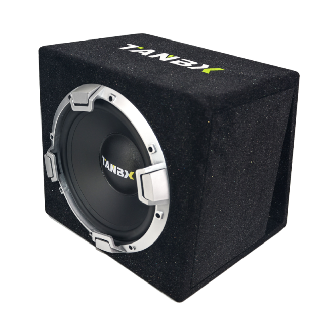 10 inch trapezoidal car active subwoofer big bass car audio subwoofer with box TB-1390