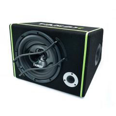 new style 10 inch car active subwoofer trapezoid subwoofer with box and amp