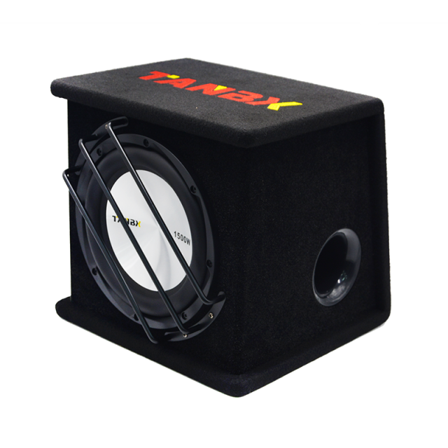 high performance 10 inch car Subwoofer with box and amp car audio active speaker box