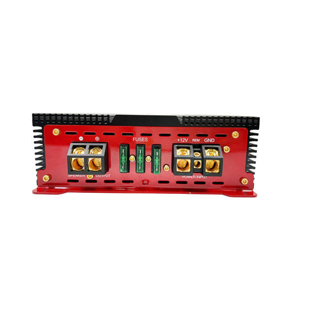 Big power 1500W professional class D sound digital car audio amplifier 1 channel for car (HI-1500.1F)