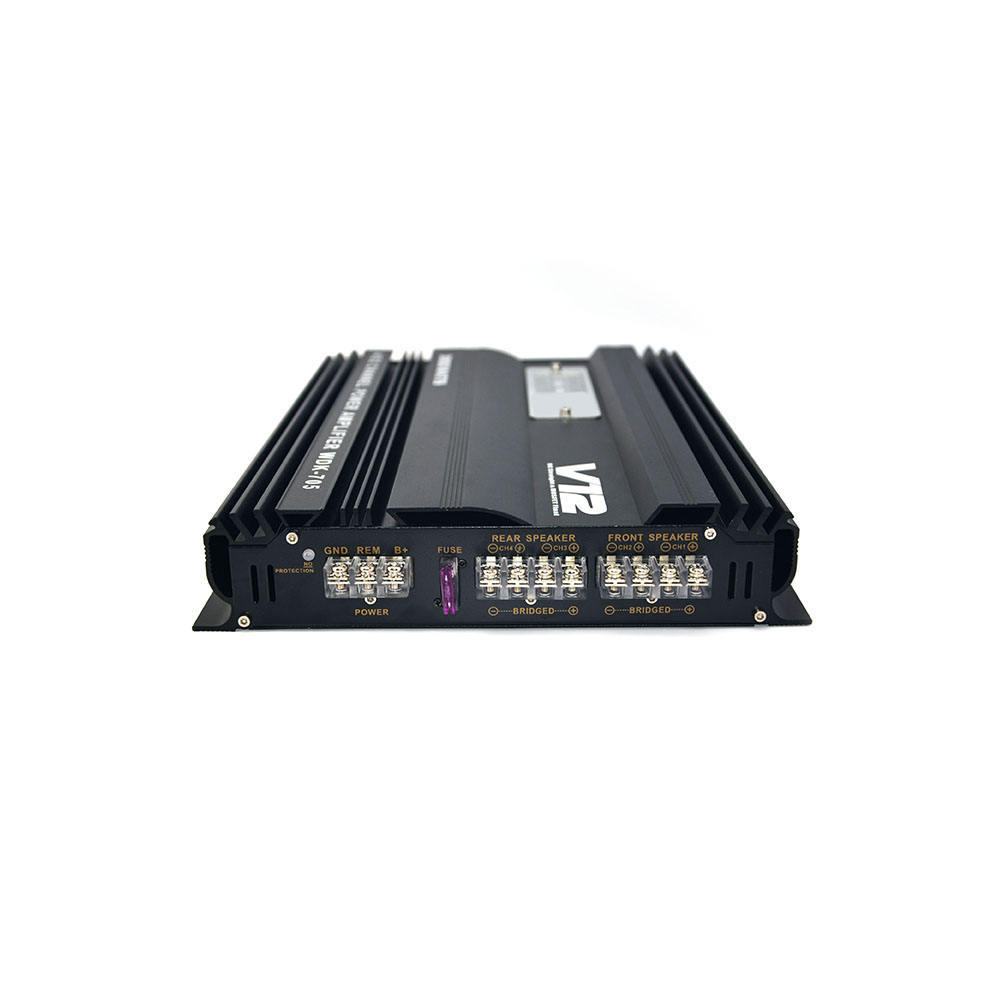 factory 4 channel sound digital high power car amplifier 3800W professional class AB cheap price(WDK-V705)