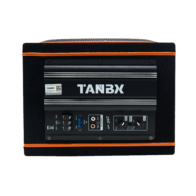 10 inch car Subwoofer with box and amp car audio active speaker box