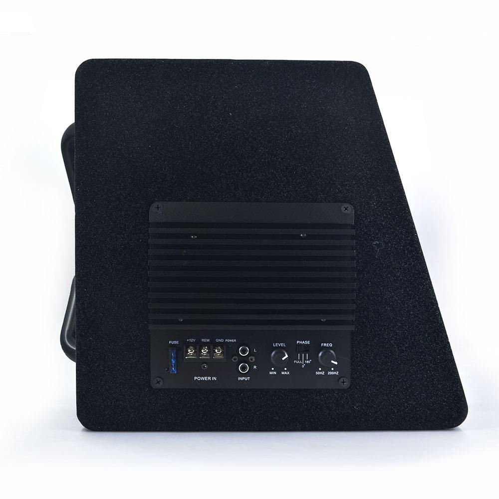 10 inch car Subwoofer with box and amp audio active speaker box
