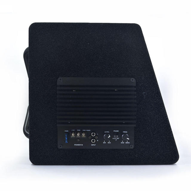 10 inch car Subwoofer with box and amp audio active speaker box