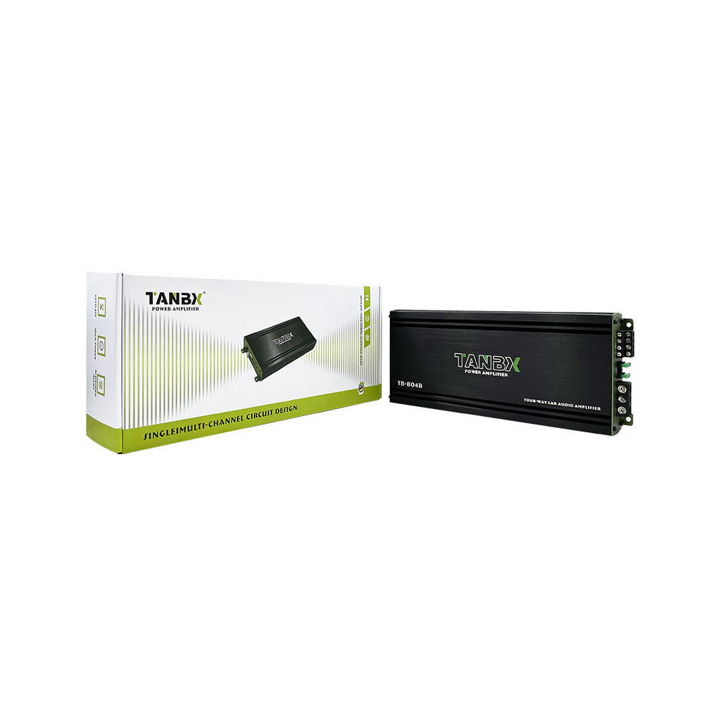 factory 4 channel sound digital high power car amplifier professional class AB cheap price(TB-804B)