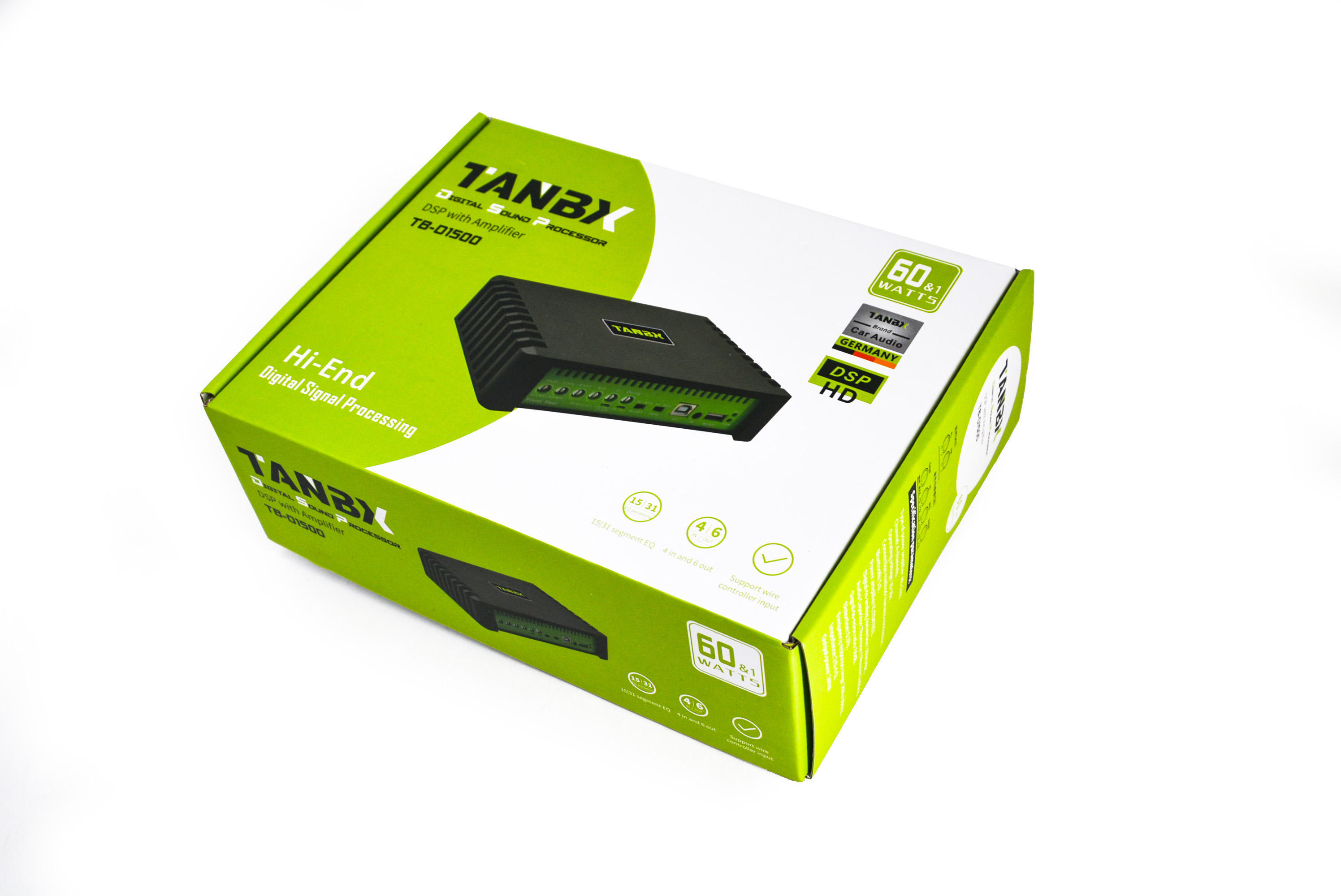 New design car audio DSP amplifier processor with amp support computer / android phone(TB-1500)