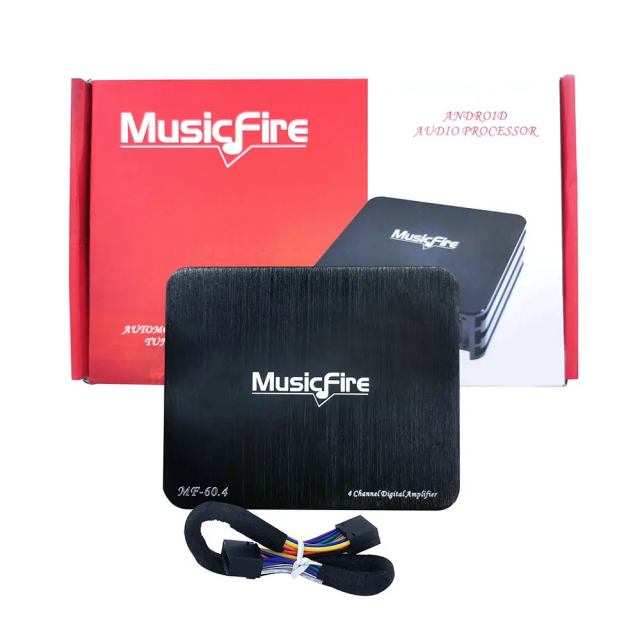 factory Hot selling cheap price car audio DSP amplifier processor with amp support computer / phone(MF-60.4)