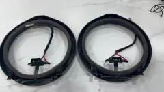 Manufacturer supply new 6.5 inch car door audio speaker gasket plastic material pad include wire for honda cars 65A