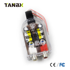 cheap price 12V RCA line car converters high to low impedance converter for car audio