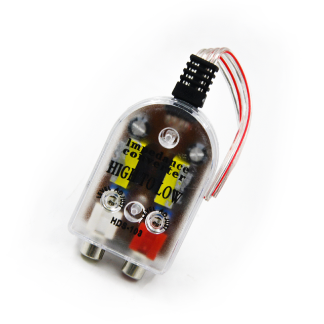 cheap price 12V RCA line car converters high to low impedance converter for car audio