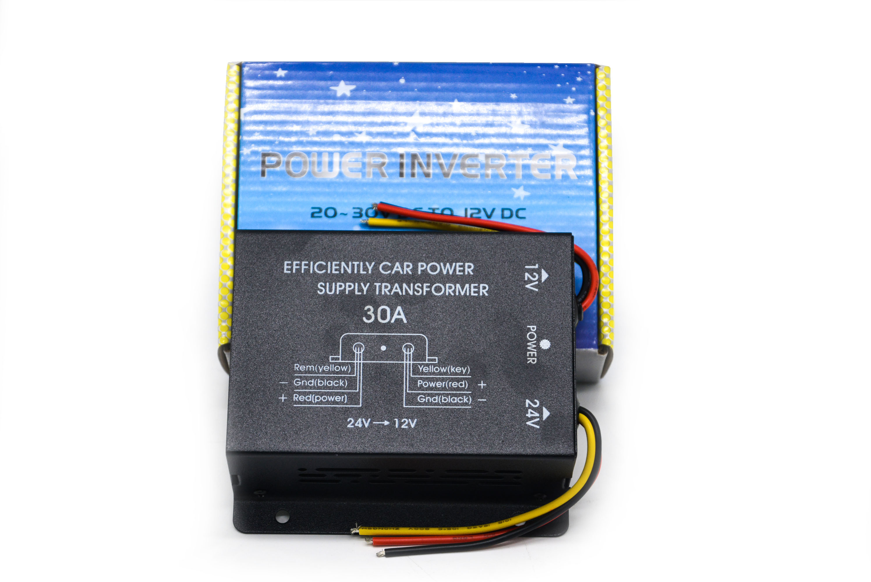 High quality dc converter 24V to 12V 30A power supply transformer for car