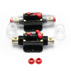 60A Car Stereo Audio Breaker Automatic Switch Fuse Holder