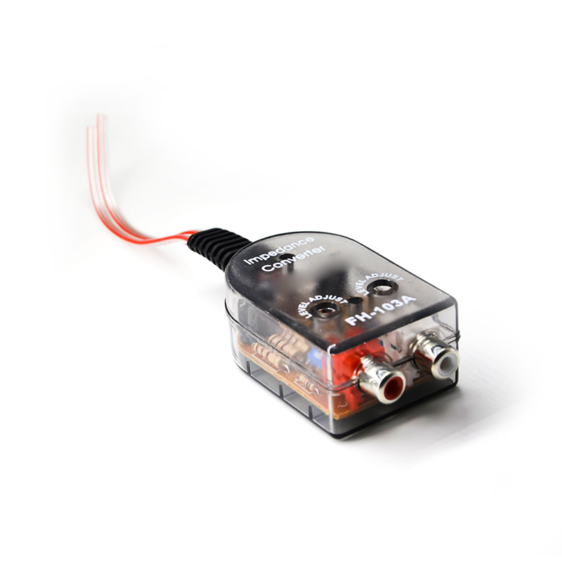 12V RCA line car converters high to low impedance converter for car audio