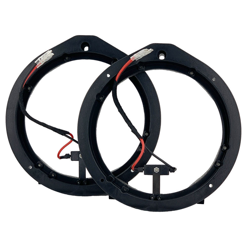 Manufacturer supply new 6.5 inch car door audio speaker gasket plastic material pad include wire for honda cars 65A