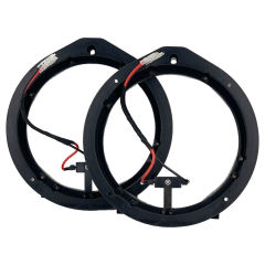Manufacturer supply new 6.5 inch car door audio speaker gasket plastic material pad include wire for honda cars 65A