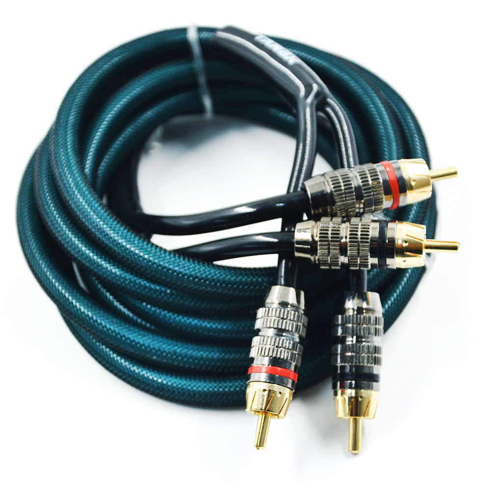 high quality pure copper car audio RCA cable amplifier/speaker/subwoofer RCA cable for automotive (TB-500-2M)