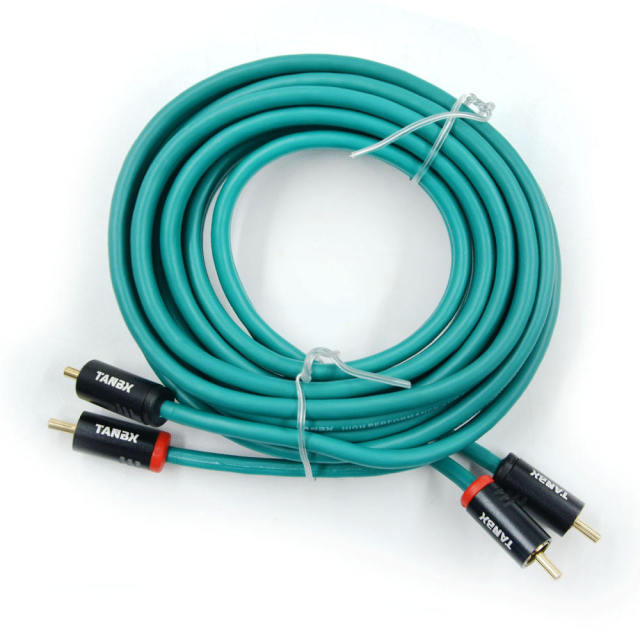 good quality pure copper car audio RCA cable amplifier/speaker/subwoofer RCA cable for automotive (TB-400-2M)